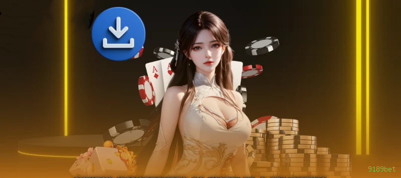 Imagem promocional do aplicativo mobile da 9189bet